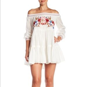 Free People Sunbeams Off Shoulder Dress